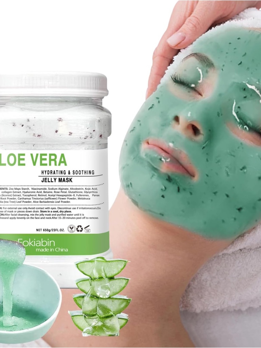 Aloe Vera Hydrating Jelly Face Mask